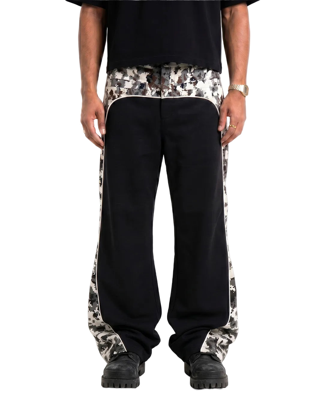 Flared Gabardine Pants
