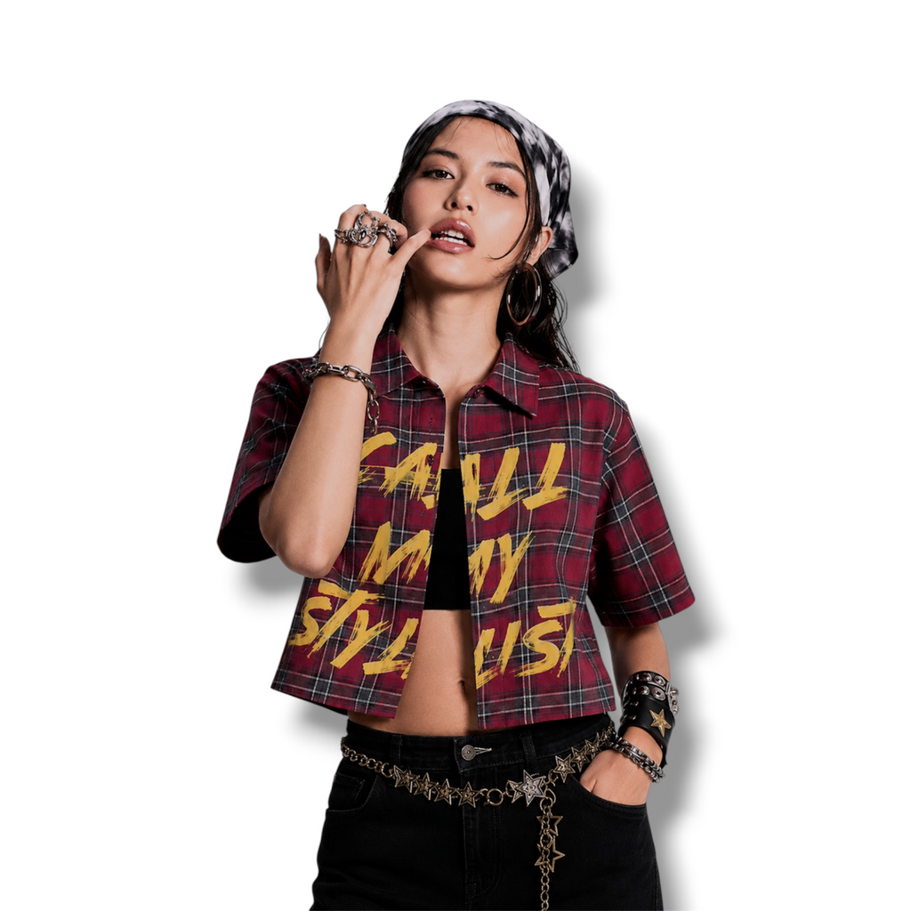 Call My Stylist Cropped Shirt 02