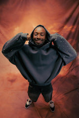 Hand-Made Rhinestone Hoodie