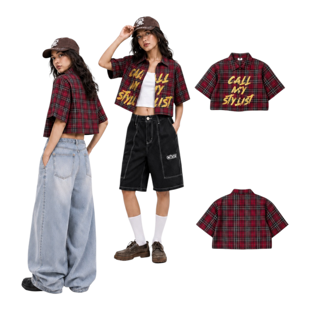 Call My Stylist Cropped Shirt 02