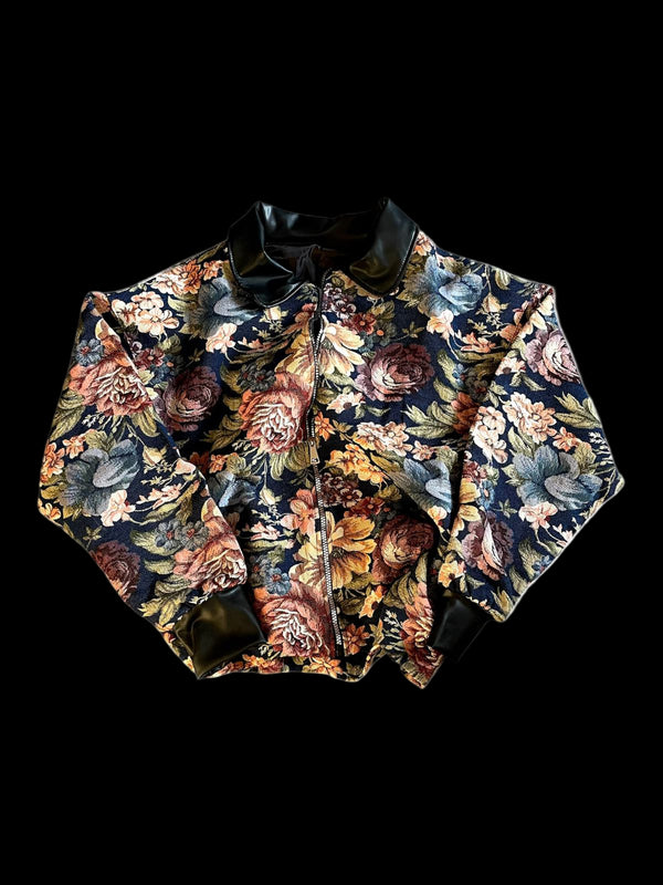 Heritage Luxe Leather-Accent Jacket