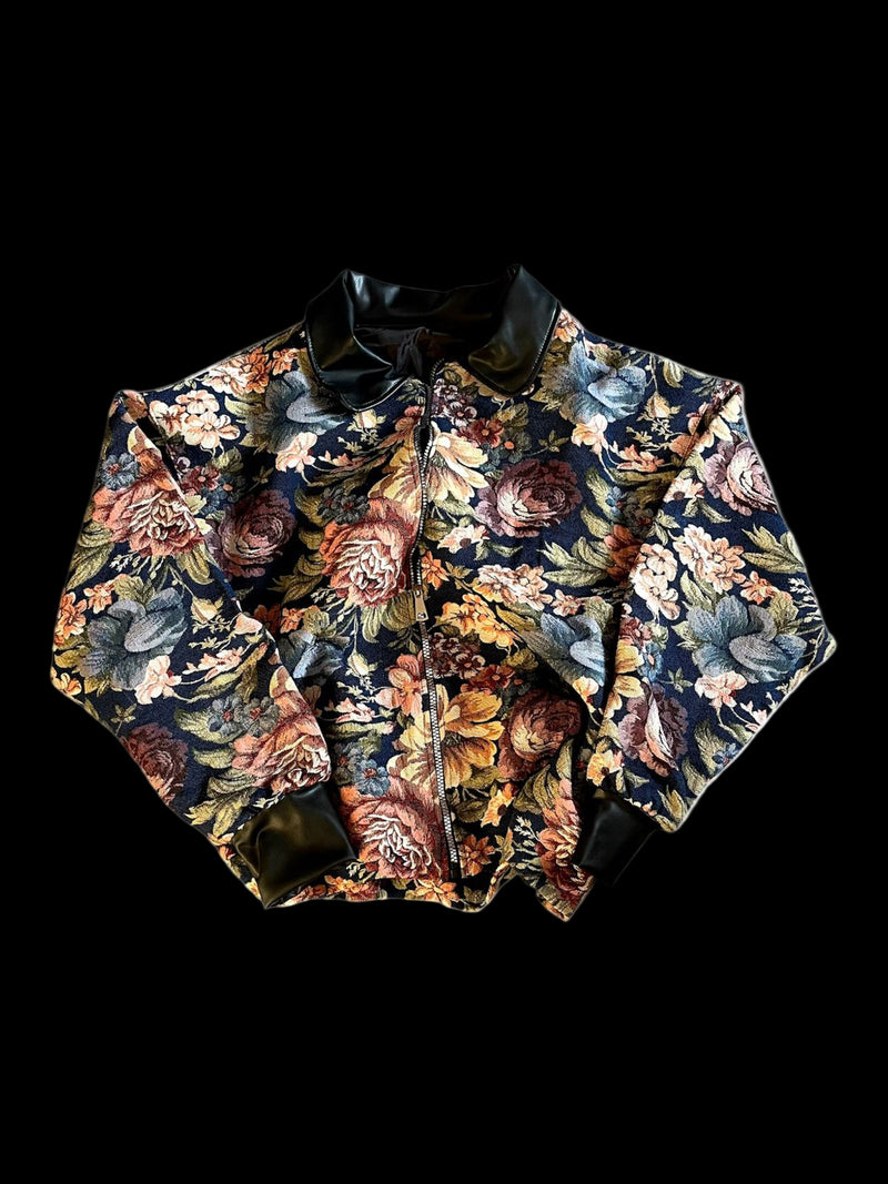 Heritage Luxe Leather-Accent Jacket