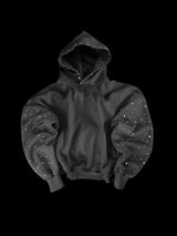 Hand-Made Rhinestone Hoodie