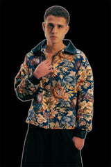 Heritage Luxe Leather-Accent Jacket